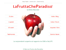 Tablet Screenshot of lafruttacheparadiso.com